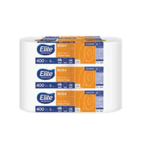 Papel Higienico Rollo Institucional Mca. Elite De 200 Mts Con 12 Rollos