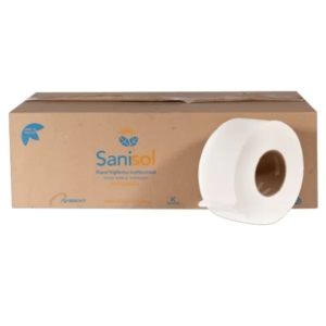 Papel Hig. Sanisol Gofrado 500X9 CMS. C/6 R