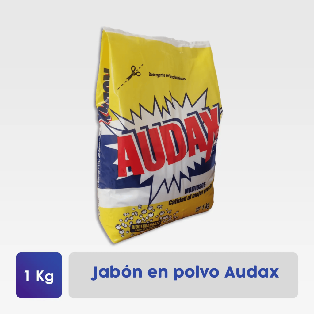 Detergente En Polvo Audax De 1 Kg